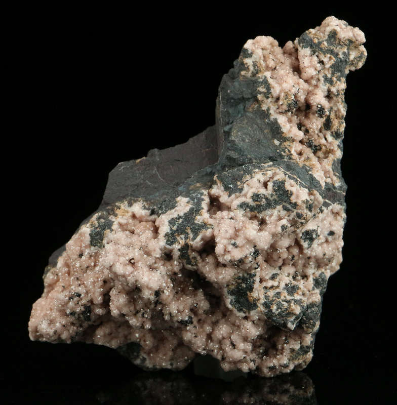 Rhodochrosite on Matrix,"N'Chwaning II Mine, Kalahari Manganese Field, Northern Cape, South Africa "