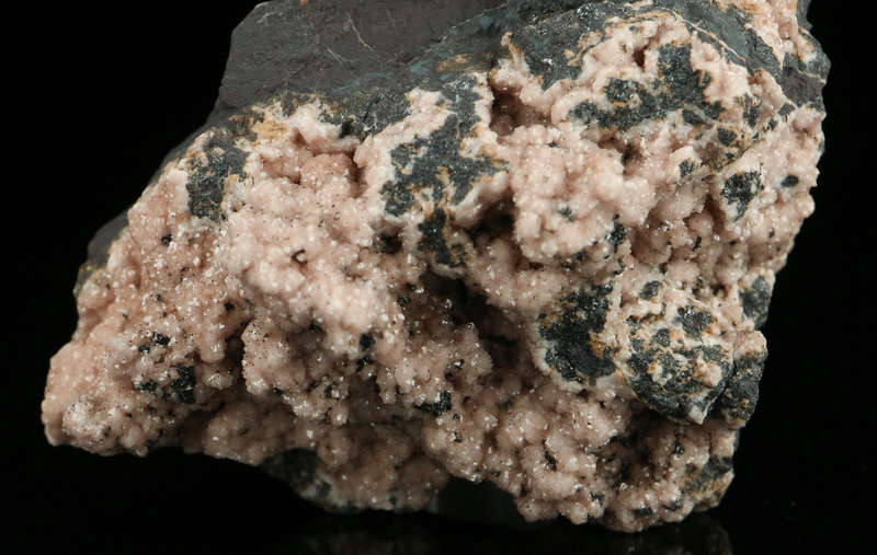 Rhodochrosite on Matrix,"N'Chwaning II Mine, Kalahari Manganese Field, Northern Cape, South Africa "