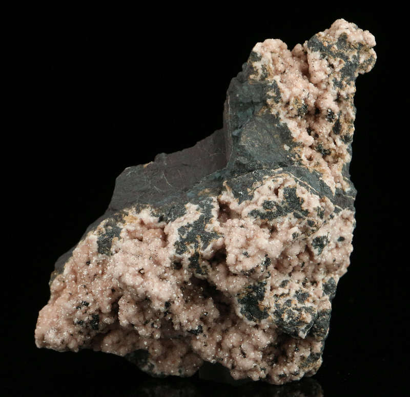Rhodochrosite on Matrix,"N'Chwaning II Mine, Kalahari Manganese Field, Northern Cape, South Africa "