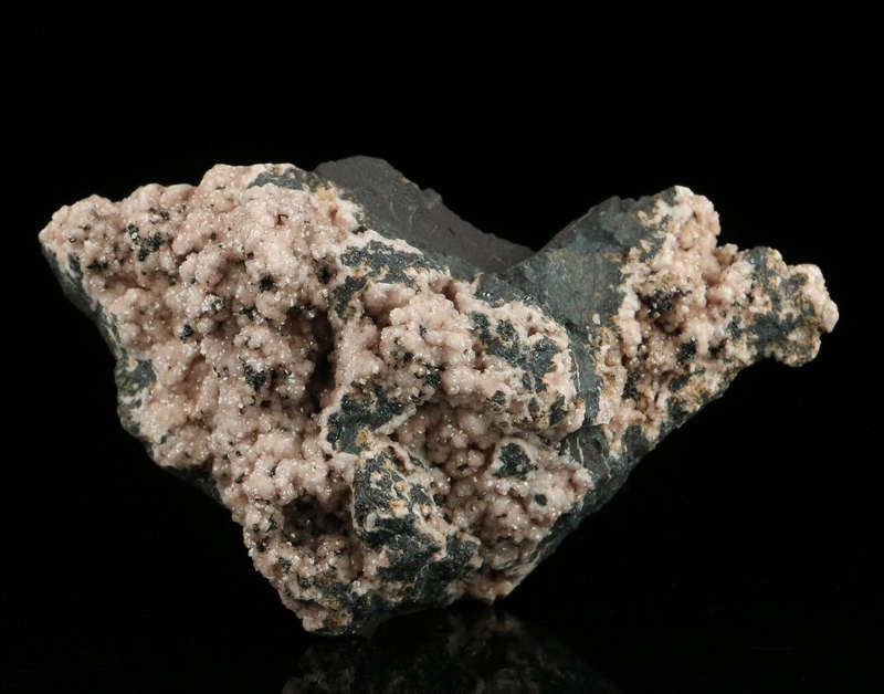 Rhodochrosite on Matrix,"N'Chwaning II Mine, Kalahari Manganese Field, Northern Cape, South Africa "