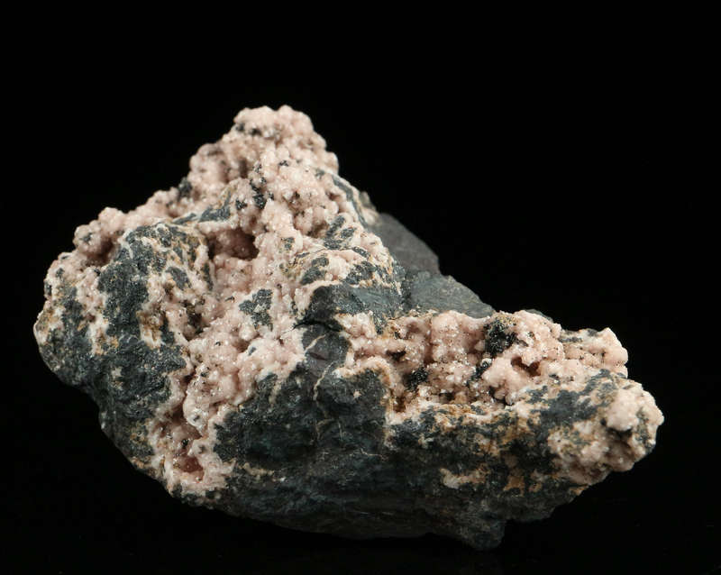 Rhodochrosite on Matrix,"N'Chwaning II Mine, Kalahari Manganese Field, Northern Cape, South Africa "