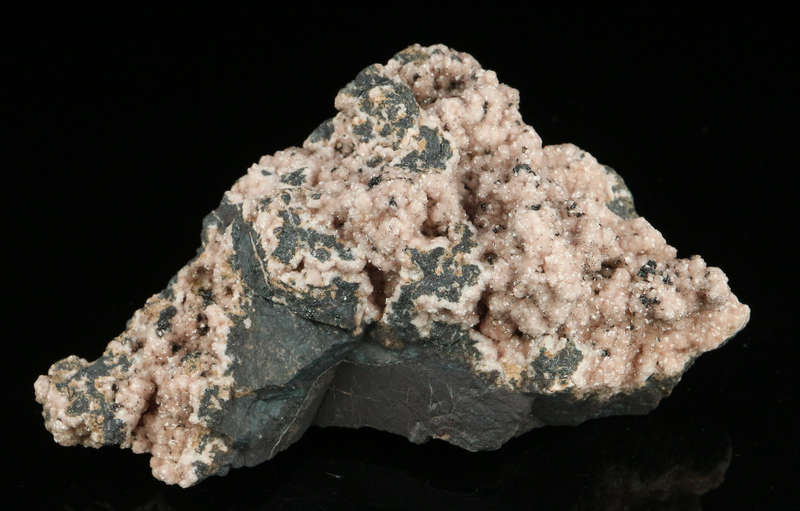 Rhodochrosite on Matrix,"N'Chwaning II Mine, Kalahari Manganese Field, Northern Cape, South Africa "