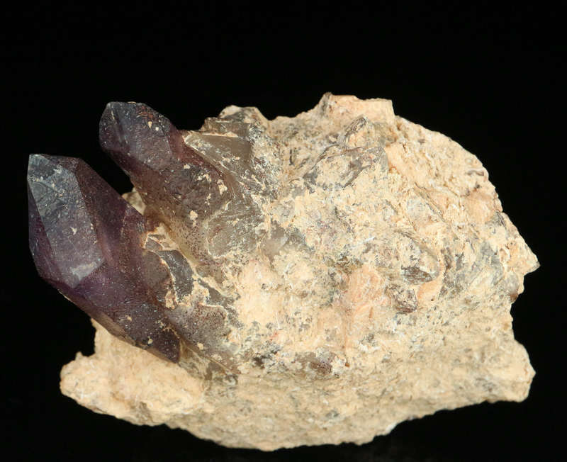 Amethyst Quartz on Matrix, Gobobosebberge Mnt, Namibia