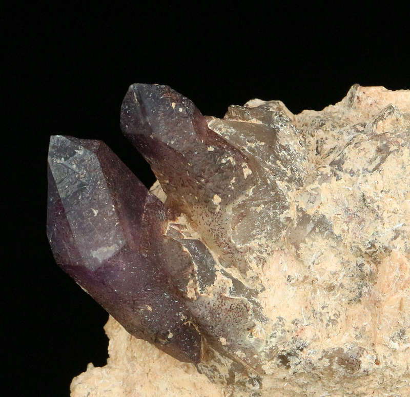 Amethyst Quartz on Matrix, Gobobosebberge Mnt, Namibia