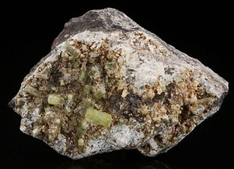 Ettringite on Matrix, "N'Chwaning II Mine, Kalahari Manganese Field, Northern Cape, South Africa "