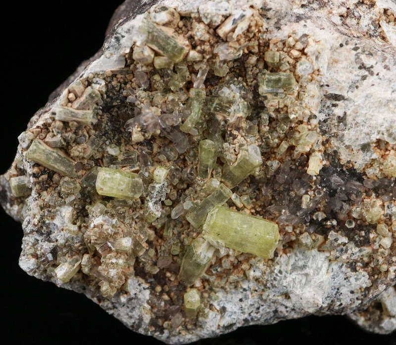 Ettringite on Matrix, "N'Chwaning II Mine, Kalahari Manganese Field, Northern Cape, South Africa "