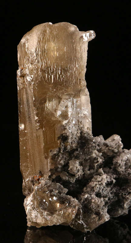 Cerussite on Matrix, Tsumeb Mine, Namibia