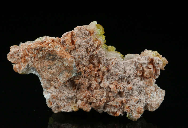 Ettringite, Calcite on Matrix,"N'Chwaning II Mine, Kalahari Manganese Field, Northern Cape, South Af