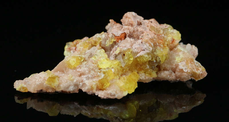 Ettringite, Calcite on Matrix,"N'Chwaning II Mine, Kalahari Manganese Field, Northern Cape, South Af