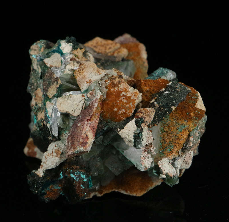 Malachite incl Baryte, Shangulowé Mine, Kambove, Haut-Katanga, DR Congo