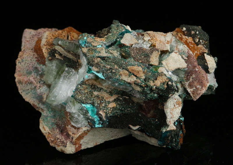 Malachite incl Baryte, Shangulowé Mine, Kambove, Haut-Katanga, DR Congo