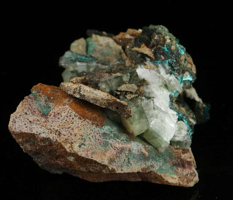 Malachite incl Baryte, Shangulowé Mine, Kambove, Haut-Katanga, DR Congo