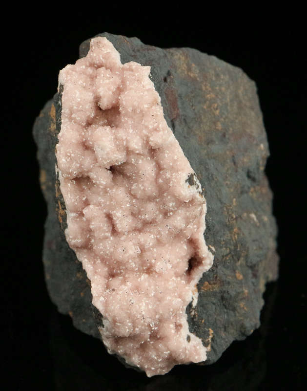 Rhodochrosite on Matrix,"N'Chwaning II Mine, Kalahari Manganese Field, Northern Cape, South Africa "