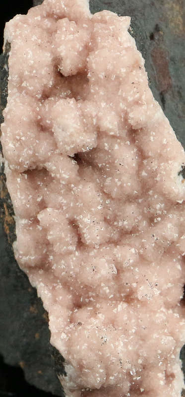 Rhodochrosite on Matrix,"N'Chwaning II Mine, Kalahari Manganese Field, Northern Cape, South Africa "