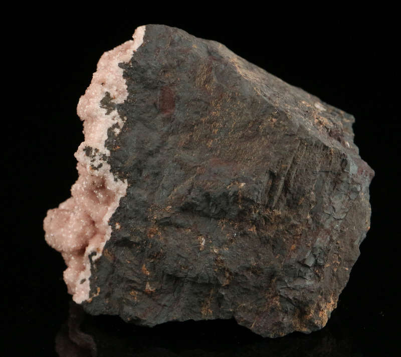 Rhodochrosite on Matrix,"N'Chwaning II Mine, Kalahari Manganese Field, Northern Cape, South Africa "