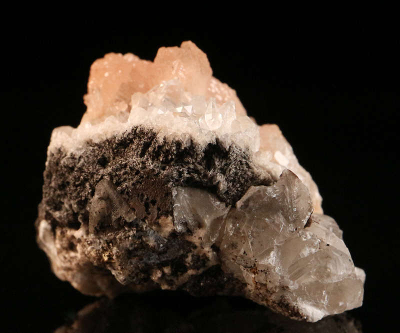 Olmiite & Calcite on Matrix, N'Chwaning II, Northern Cape, South Africa