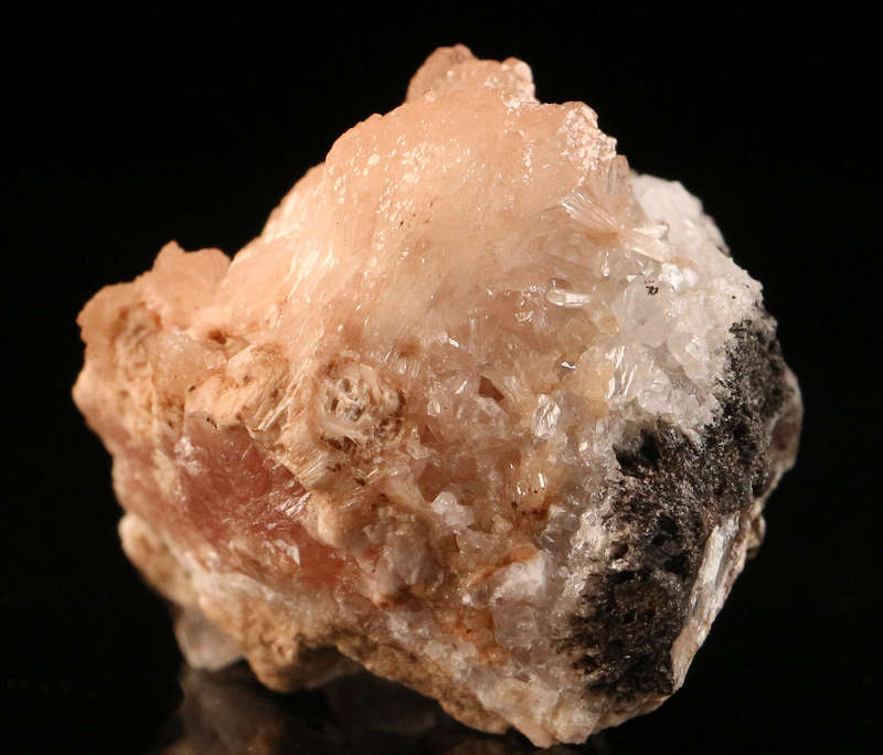 Olmiite & Calcite on Matrix, N'Chwaning II, Northern Cape, South Africa
