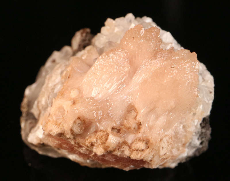 Olmiite & Calcite on Matrix, N'Chwaning II, Northern Cape, South Africa