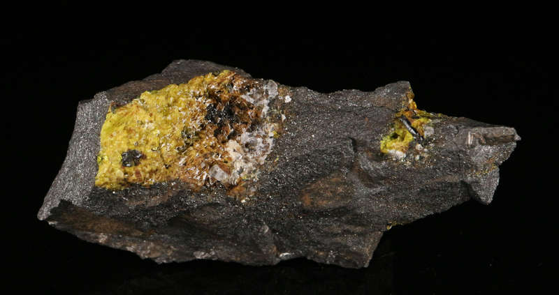 Ettringite on Matrix, "N'Chwaning II Mine, Kalahari Manganese Field, Northern Cape, South Africa "