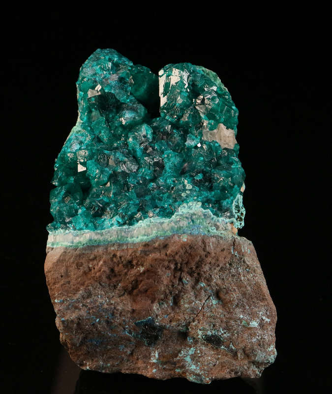 Dioptase on Matrix, Tantara Mine, DRC