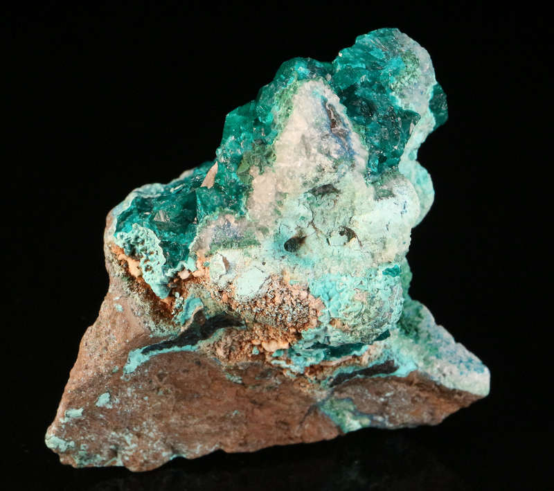 Dioptase on Matrix, Tantara Mine, DRC