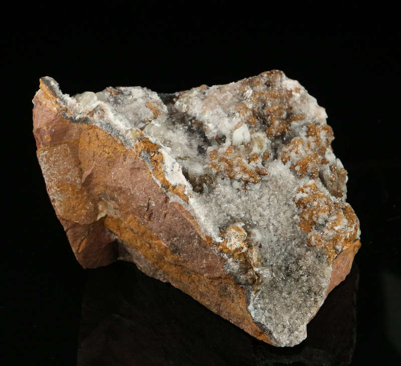 Calcite, Siderite on Matrix, Gobobosebberge Mnt, Namibia