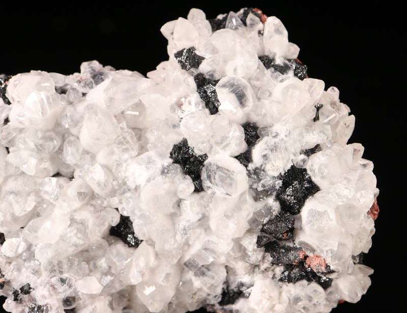 Calcite, Hausmannite & Andradite, N'Chwaning II, Northern Cape, South Africa
