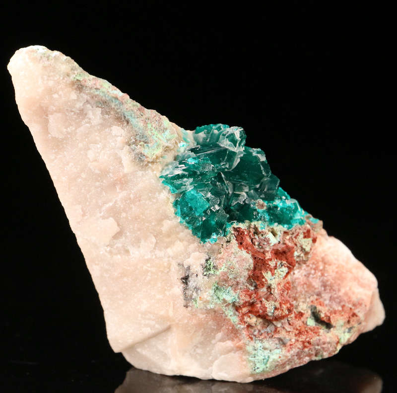 Dioptase on Matrix, Kaokoveld Region, Namibia