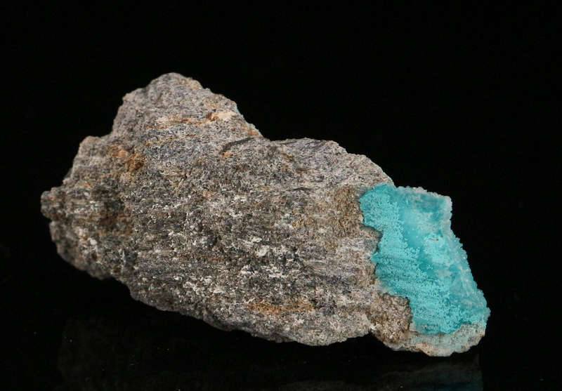 Quartz on Chrysocolla, Skorpion Mine, Karas Region, Namibia