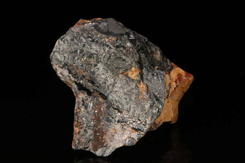 Andradite on Hematite, Wessels Mine, Northern Cape, South Africa