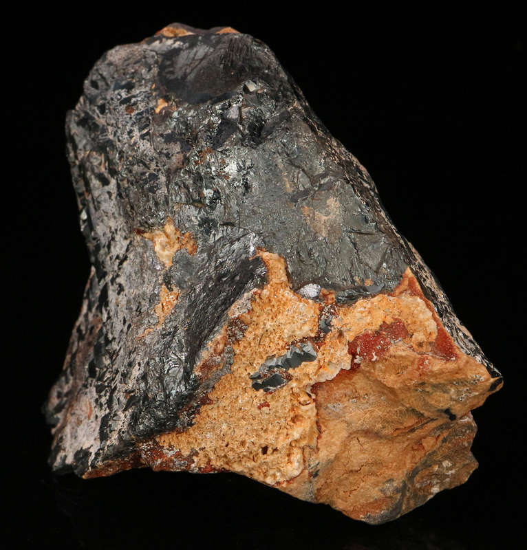 Andradite on Hematite, Wessels Mine, Northern Cape, South Africa
