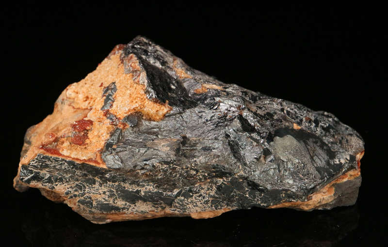Andradite on Hematite, Wessels Mine, Northern Cape, South Africa