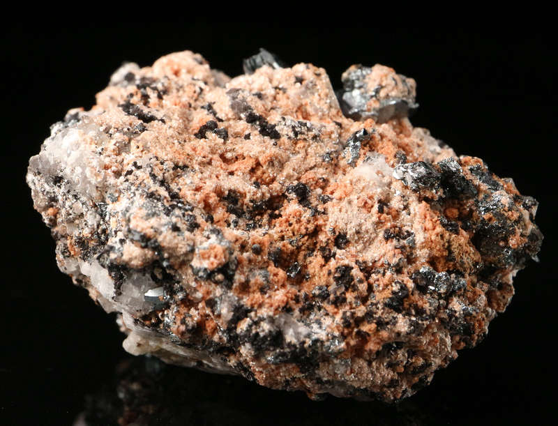 Calcite & Hematite on Matrix, N'Chwaning II, Northern Cape, South Africa