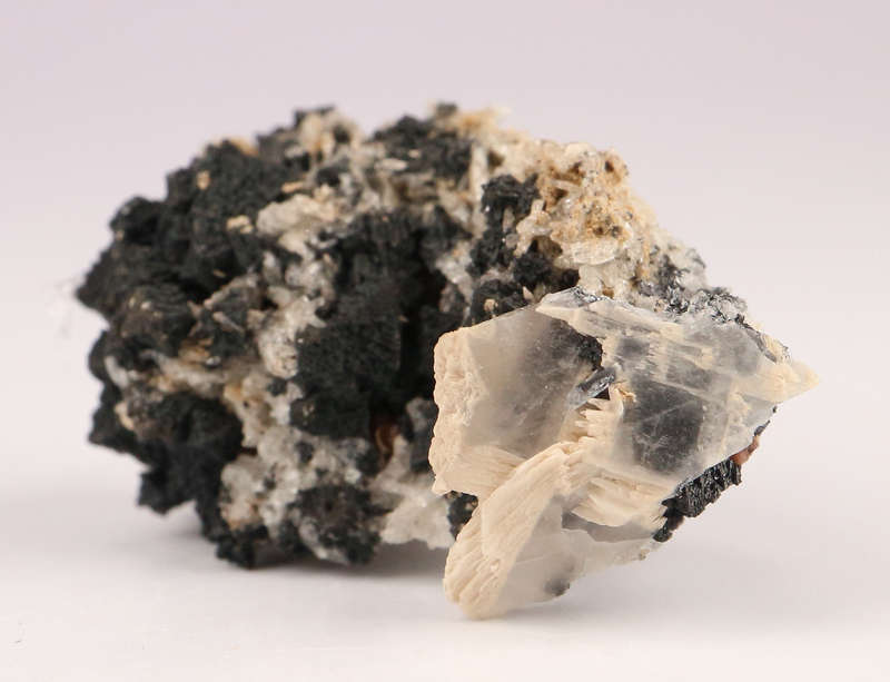 Baryte, Hausmannite on Matrix, N'Chwaning II, Northern Cape, South Africa