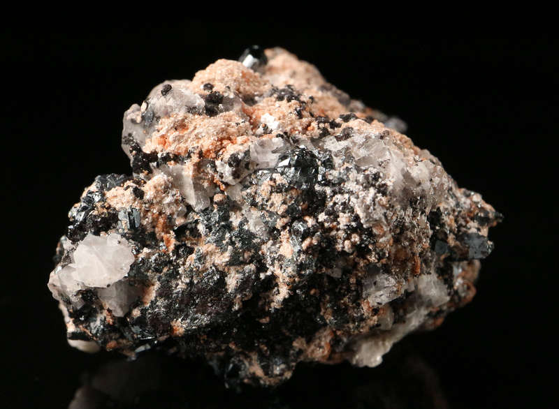 Calcite & Hematite on Matrix, N'Chwaning II, Northern Cape, South Africa