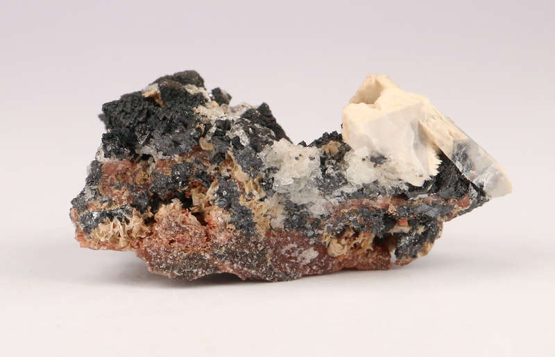 Baryte, Hausmannite on Matrix, N'Chwaning II, Northern Cape, South Africa