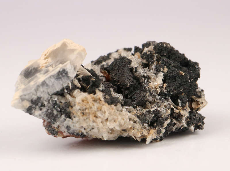 Baryte, Hausmannite on Matrix, N'Chwaning II, Northern Cape, South Africa