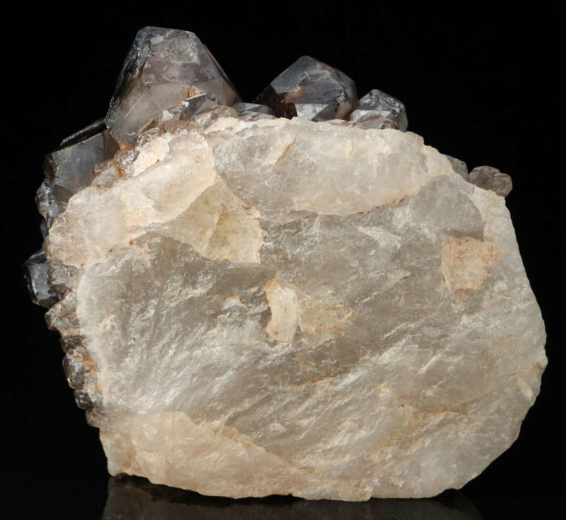 Smoky Quartz on Matrix, Erongo Mnt Region, Namibia