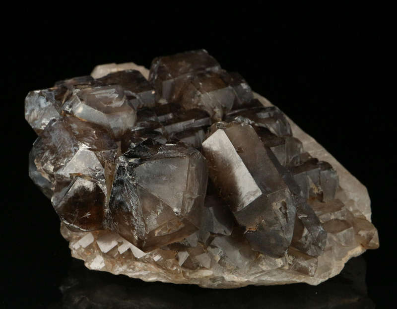 Smoky Quartz on Matrix, Erongo Mnt Region, Namibia