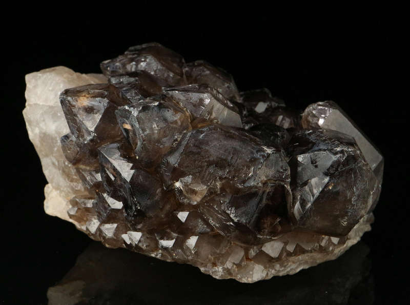 Smoky Quartz on Matrix, Erongo Mnt Region, Namibia