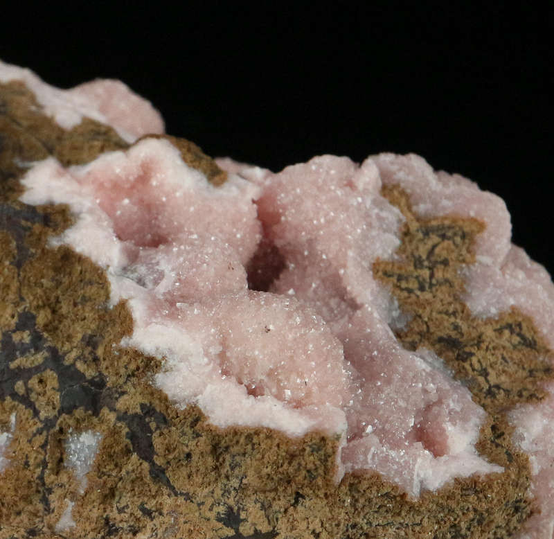Rhodochrosite on Matrix,"N'Chwaning III Mine, Kalahari Manganese Field, Northern Cape, South Africa