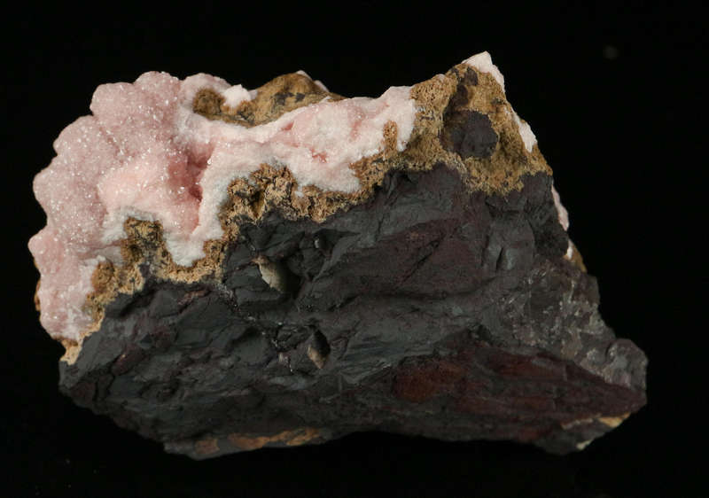 Rhodochrosite on Matrix,"N'Chwaning III Mine, Kalahari Manganese Field, Northern Cape, South Africa