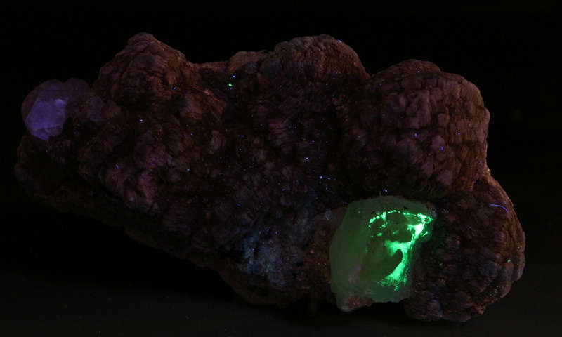 Fluorite on Muscovite, Erongo Mnt Region, Namibia