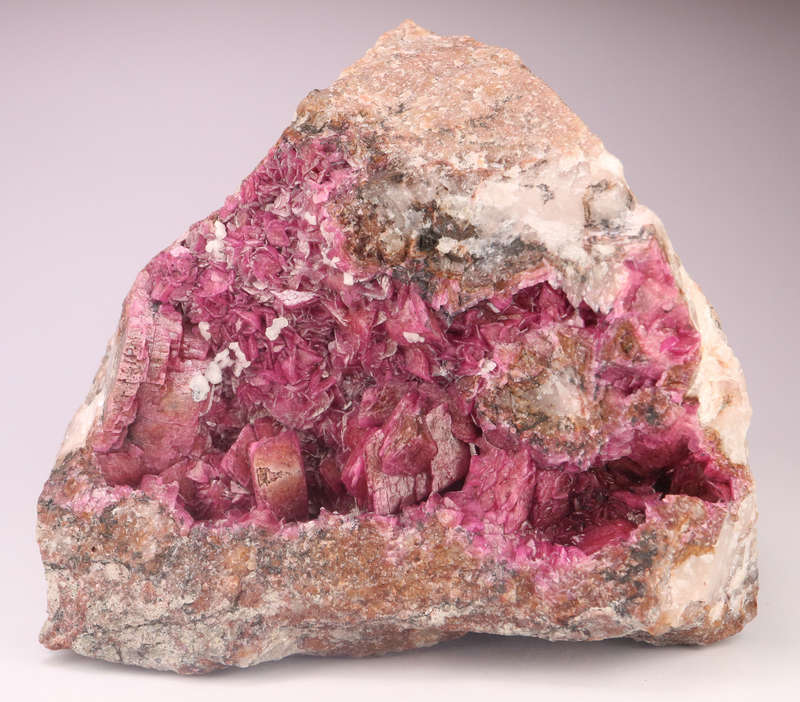 Cobaltoan Calcite on Matrix, Kakanda deposit, Lubudi, Lualaba, DR Congo
