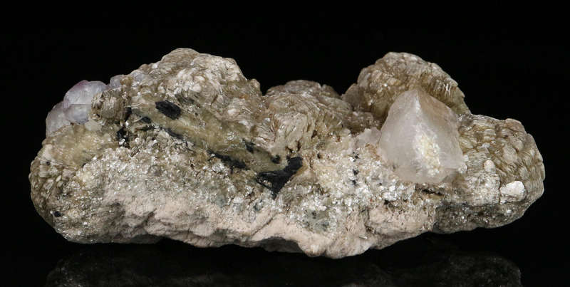 Fluorite on Muscovite, Erongo Mnt Region, Namibia