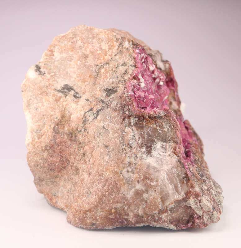 Cobaltoan Calcite on Matrix, Kakanda deposit, Lubudi, Lualaba, DR Congo