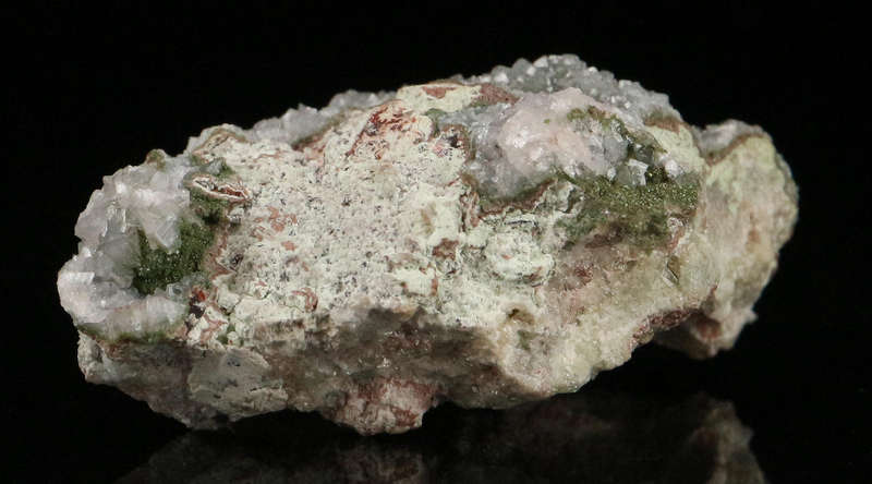Calcite on Duftite, Tsumeb Mine, Namibia