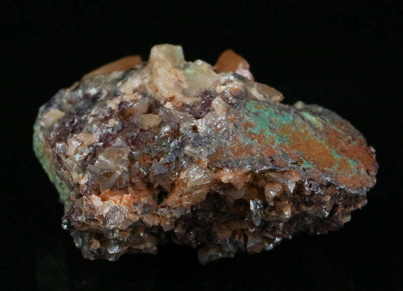 Wulfenite on Matrix, Tsumeb Mine, Namibia