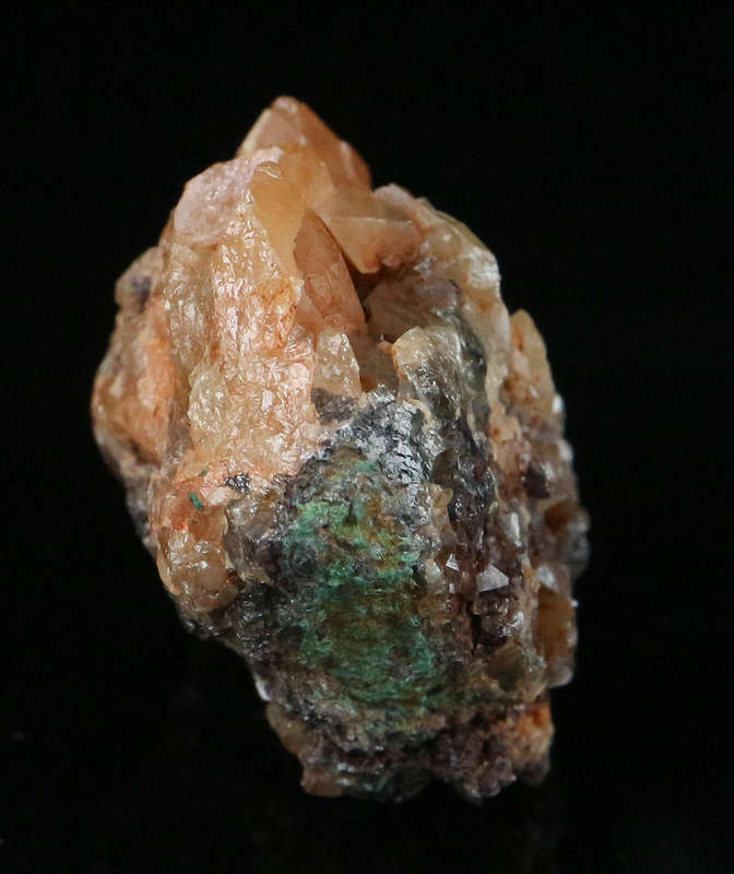 Wulfenite on Matrix, Tsumeb Mine, Namibia