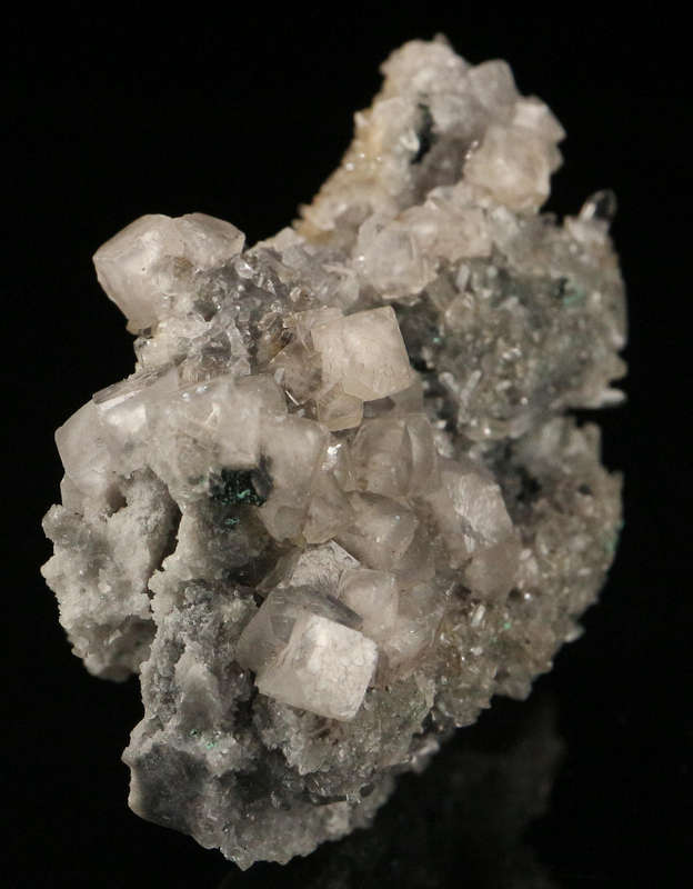 Smithsonite, Calcite on Matrix, Tsumeb Mine, Namibia